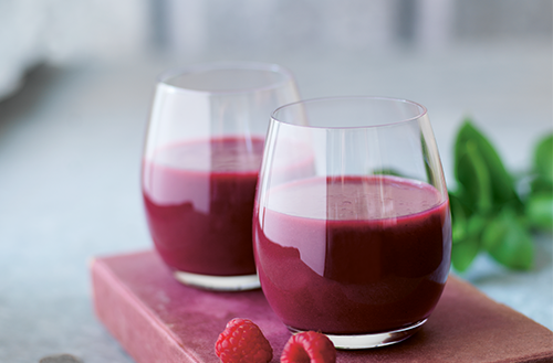 Blåbärs- och spirulinasmoothie